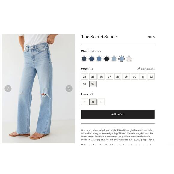 AYR The Secret Sauce Distressed Jeans Size 30 - Picture 5 of 11